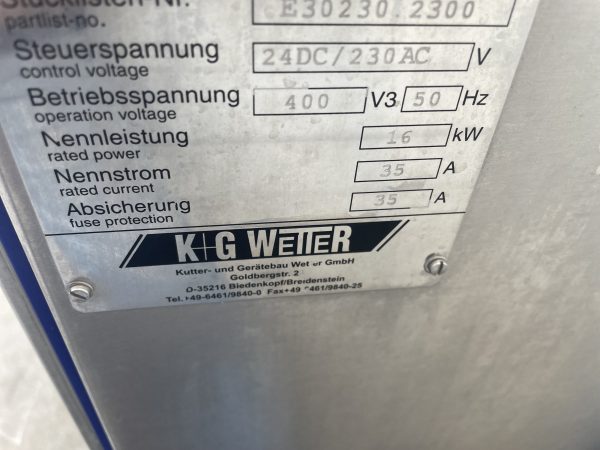 KG WETTER. CUTMASTER CM 50 STL - Afbeelding 8