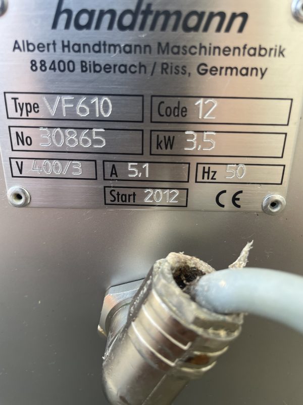 HANDTMANN VF 610 PLUS - Afbeelding 4