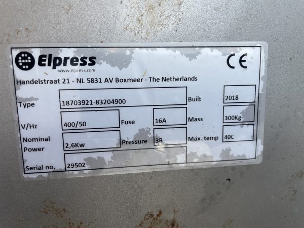 ELPRESS HYGIËNE SLUIS TYPE SANICARE-TAP-1500-B-R/L - Afbeelding 3